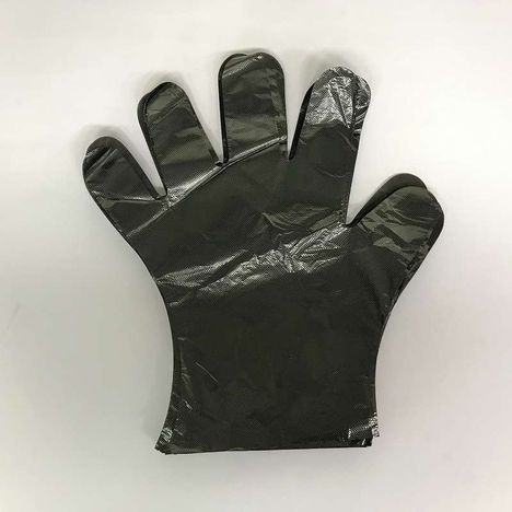 ポリエチレン手袋　１００Ｐ　黒